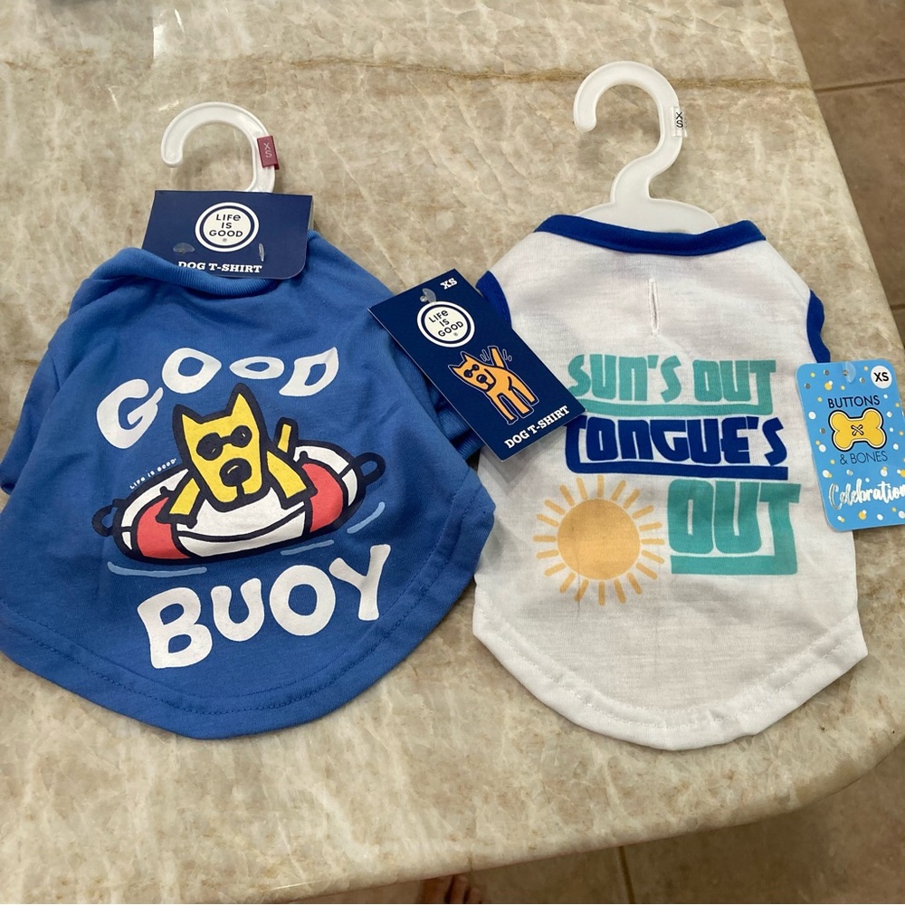 Set of Two - XS Dog Shirts